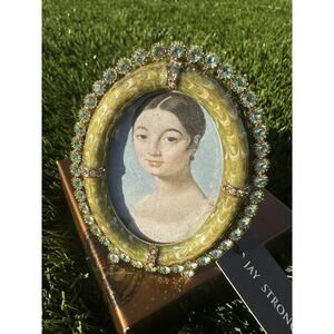 ⭐️Jay Strongwater EMILIA Mini 3.5" Frame Enamel Swarovski Crystals Original⭐️